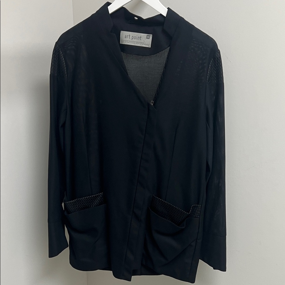 Art Point Cotton Mesh Blazer